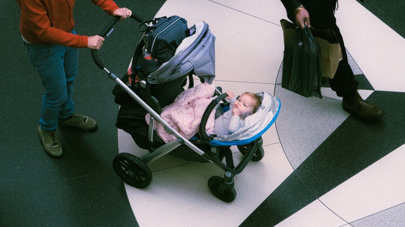 Combi-vogn Med Bag, Antrasitt